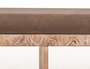 Balam Upholstered Seat Bench - 2 Open Shelves