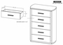 Balan Chest - 5 Drawer