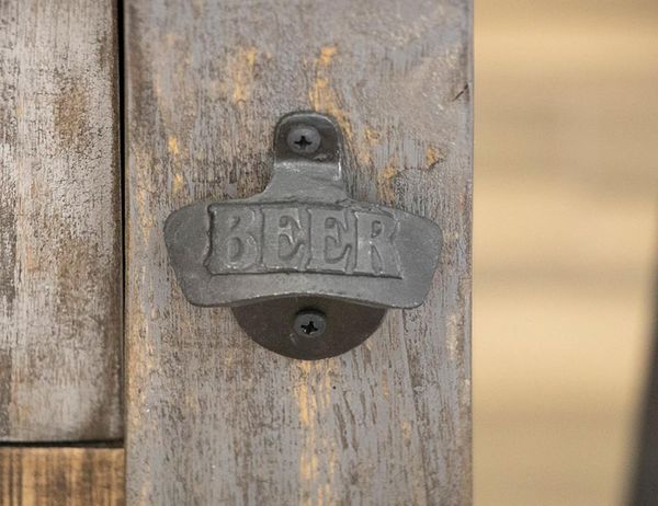 Loft Brown 2 Drawer 2 Doors Bar