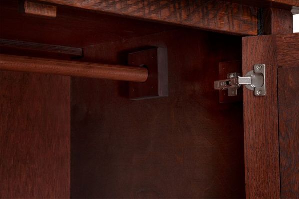 Barnwood 2 Drawer Wardrobe