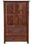 Barnwood 2 Drawer Wardrobe