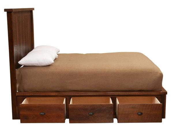 Barnwood 3 Drawer Underbed Dresser