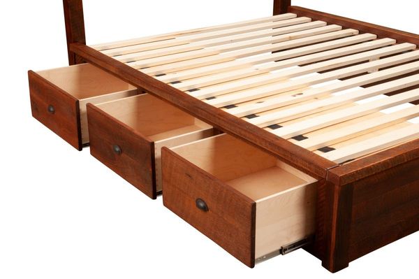 Barnwood 3 Drawer Underbed Dresser