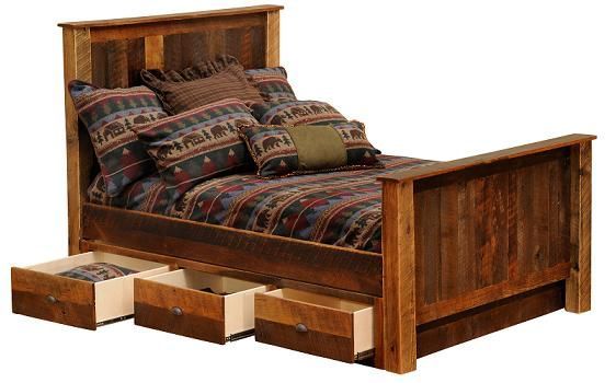 Barnwood 3 Drawer Underbed Dresser