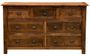 Barnwood 7 Drawer Dresser