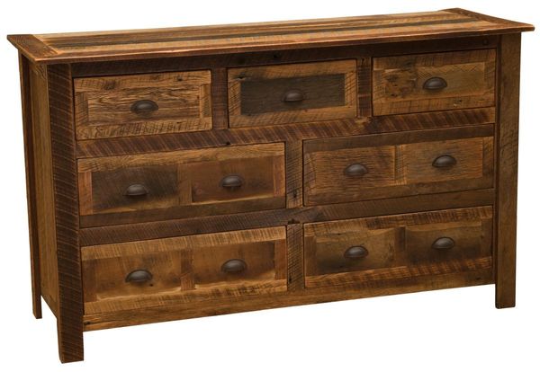 Barnwood 7 Drawer Dresser