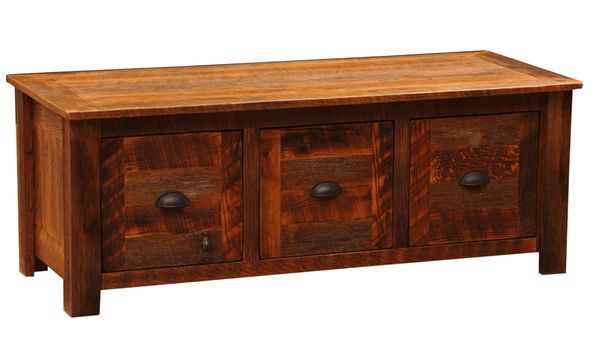 Barnwood Enclosed Coffee Table