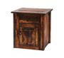 Barnwood Enclosed End Table