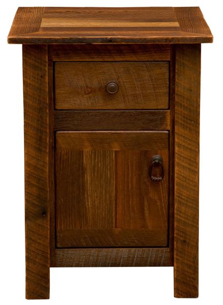 Barnwood Enclosed Nightstand