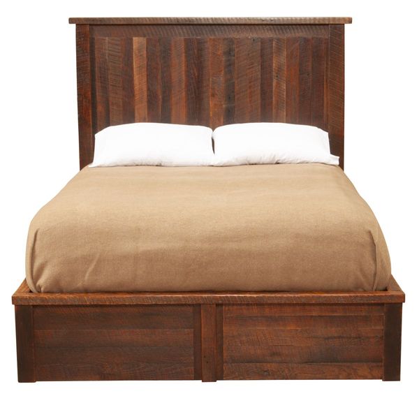Barnwood Platform Bed