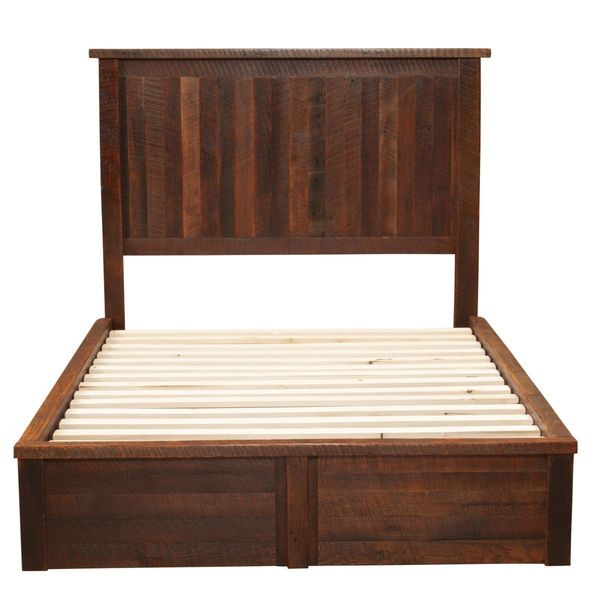 Barnwood Platform Bed