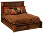 Barnwood Platform Bed