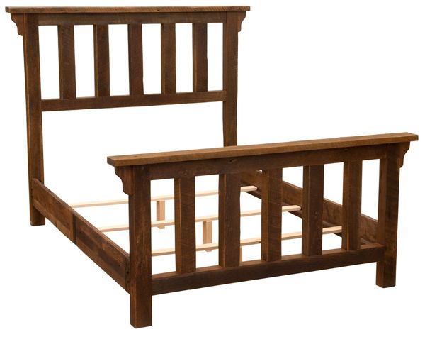 Barnwood Post Bed