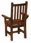 Barnwood Prairie Dining Arm Chair