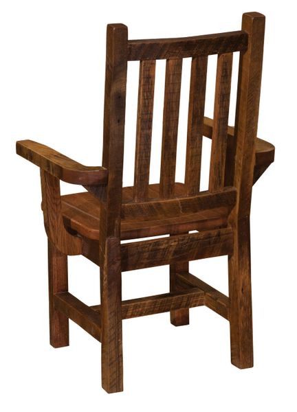 Barnwood Prairie Dining Arm Chair
