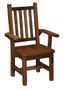 Barnwood Prairie Dining Arm Chair