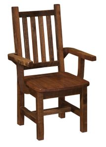 Barnwood Prairie Dining Arm Chair