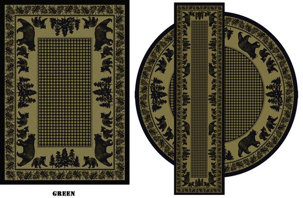 Bear Family Rug