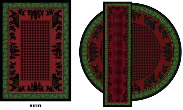 Bear Family Rug