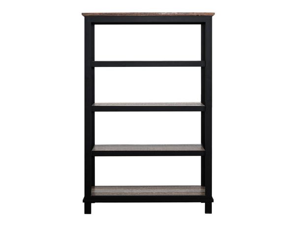 Loft Brown 4 Shelves Bookcase