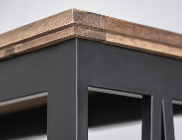 Loft Brown 4 Shelves Bookcase