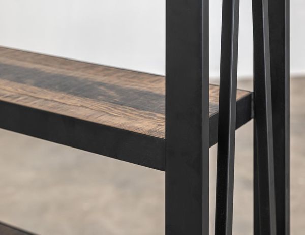 Loft Brown 4 Shelves Bookcase