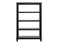 Loft Brown 4 Shelves Bookcase