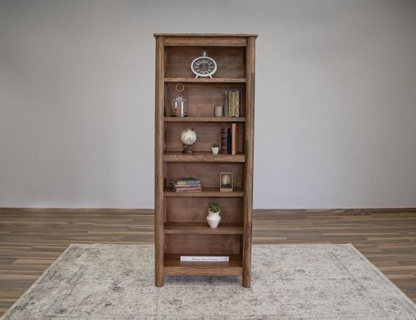 6 Shelves Wooden Bookcase