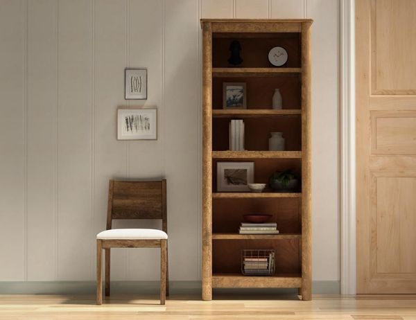 6 Shelves Wooden Bookcase