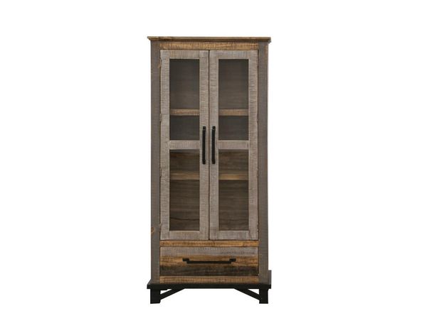 Loft Brown 1 Drawer, 2 Doors Cabinet