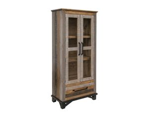 Loft Brown 1 Drawer, 2 Doors Cabinet