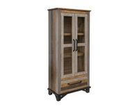 Loft Brown 1 Drawer, 2 Doors Cabinet