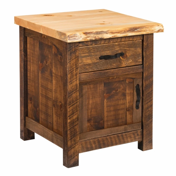 Canterbury Pine 1 Door 1 Drawer Nightstand