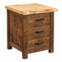 Canterbury Pine 3 Drawer Nightstand