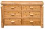 Cedar 6 Drawer Dresser