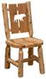 Cedar Cutout Log Side Chair