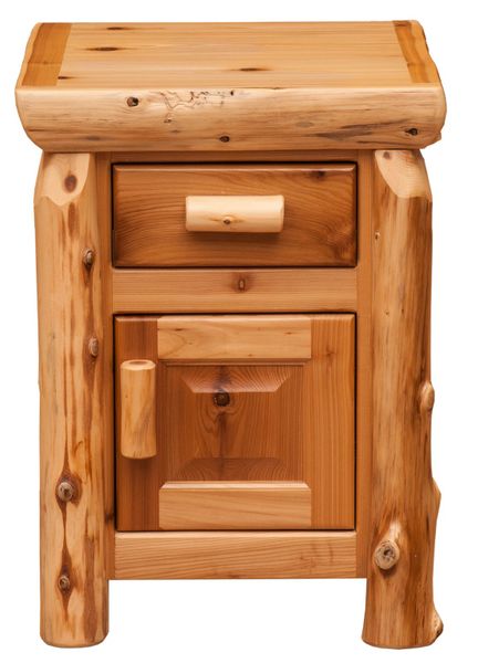 Cedar Enclosed Nightstand