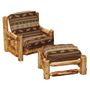 Cedar Futon Chair With Ottoman