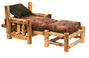 Cedar Futon Chair With Ottoman