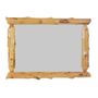 Cedar Half-Log Mirror Frame