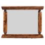 Cedar Half-Log Mirror Frame