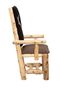 Cedar High-Back Upholstered Chair with Arms