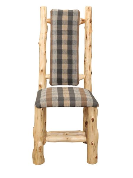 Cedar High Back Upholstered Side Chair
