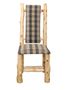 Cedar High Back Upholstered Side Chair
