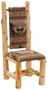 Cedar High Back Upholstered Side Chair
