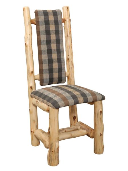 Cedar High Back Upholstered Side Chair