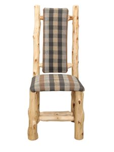 Cedar High Back Upholstered Side Chair