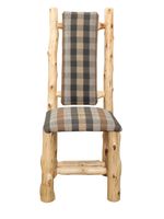 Cedar High Back Upholstered Side Chair
