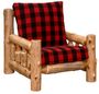 Cedar Log Frame Lounge Chair