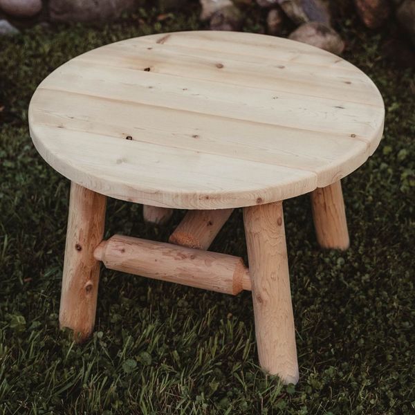 Cedar Round Coffee Table